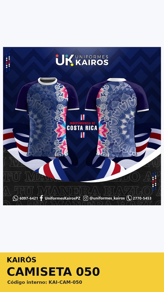 [KAI-CAM-050] KAI-CAM-050 - Camiseta referencia 050