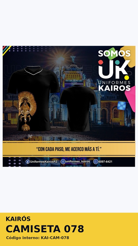 [CAM-0078] CAM-0078 - Camiseta referencia 078
