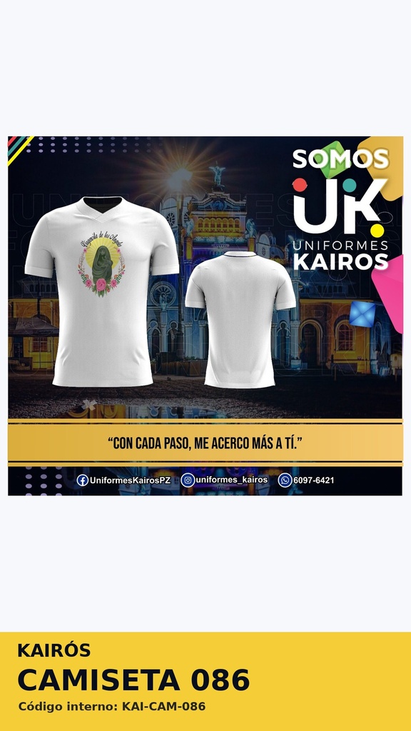 [KAI-CAM-086] KAI-CAM-086 - Camiseta referencia 086