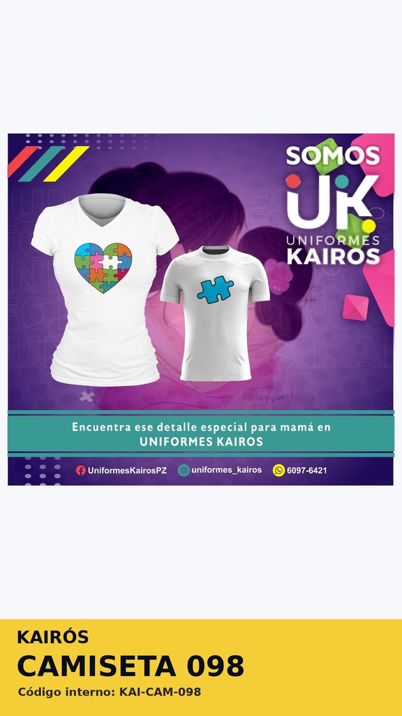 [CAM-0098] CAM-0098 - Camiseta referencia 098