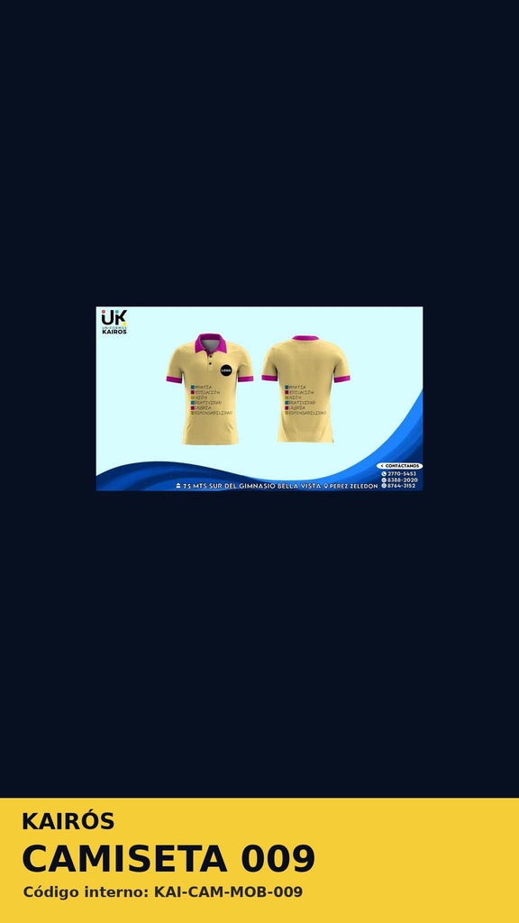 Camiseta 009 - Camisetas generales