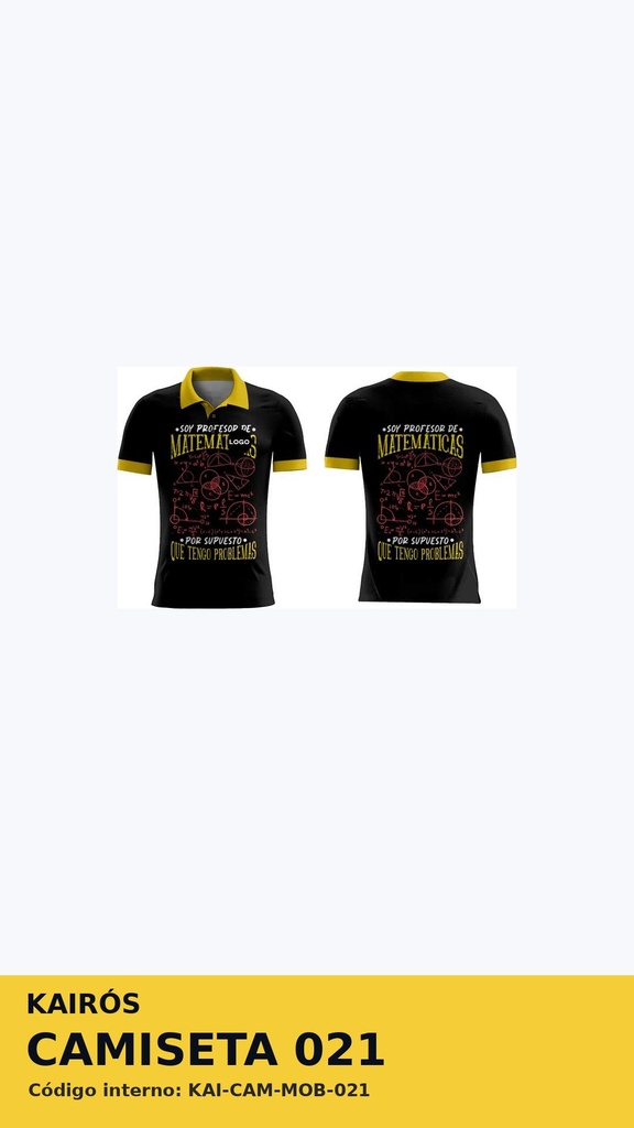 Camiseta 021 - Camisetas generales