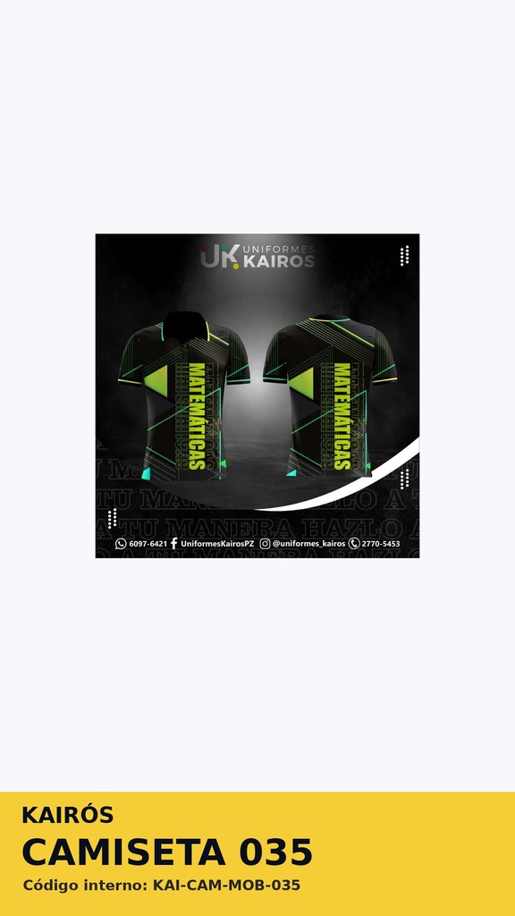 Camiseta 035 - Camisetas generales