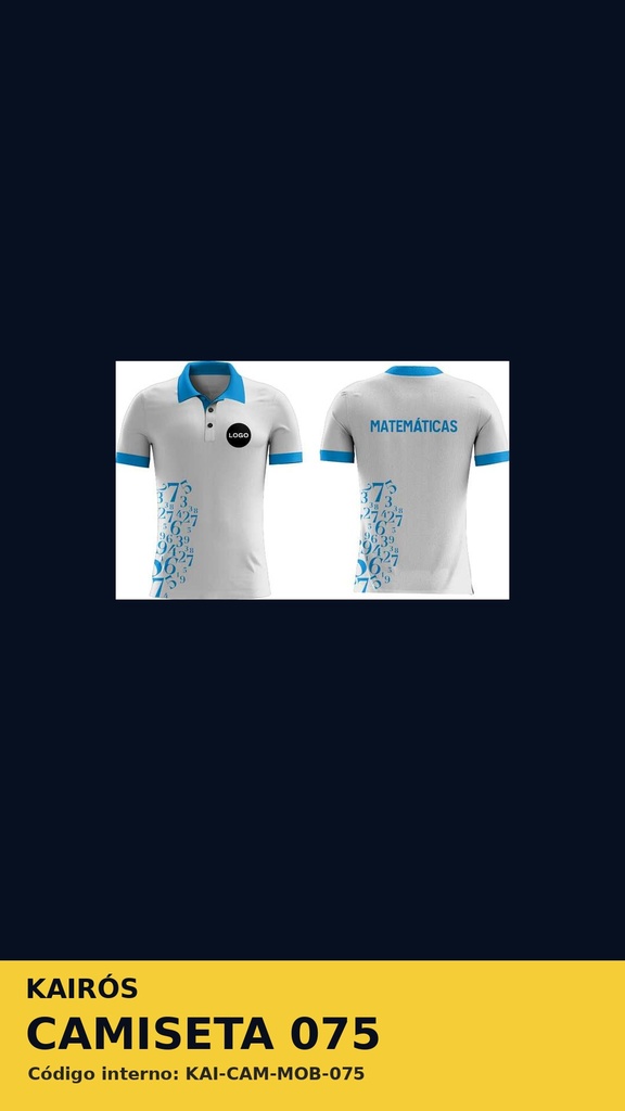 Camiseta 075 - Camisetas generales